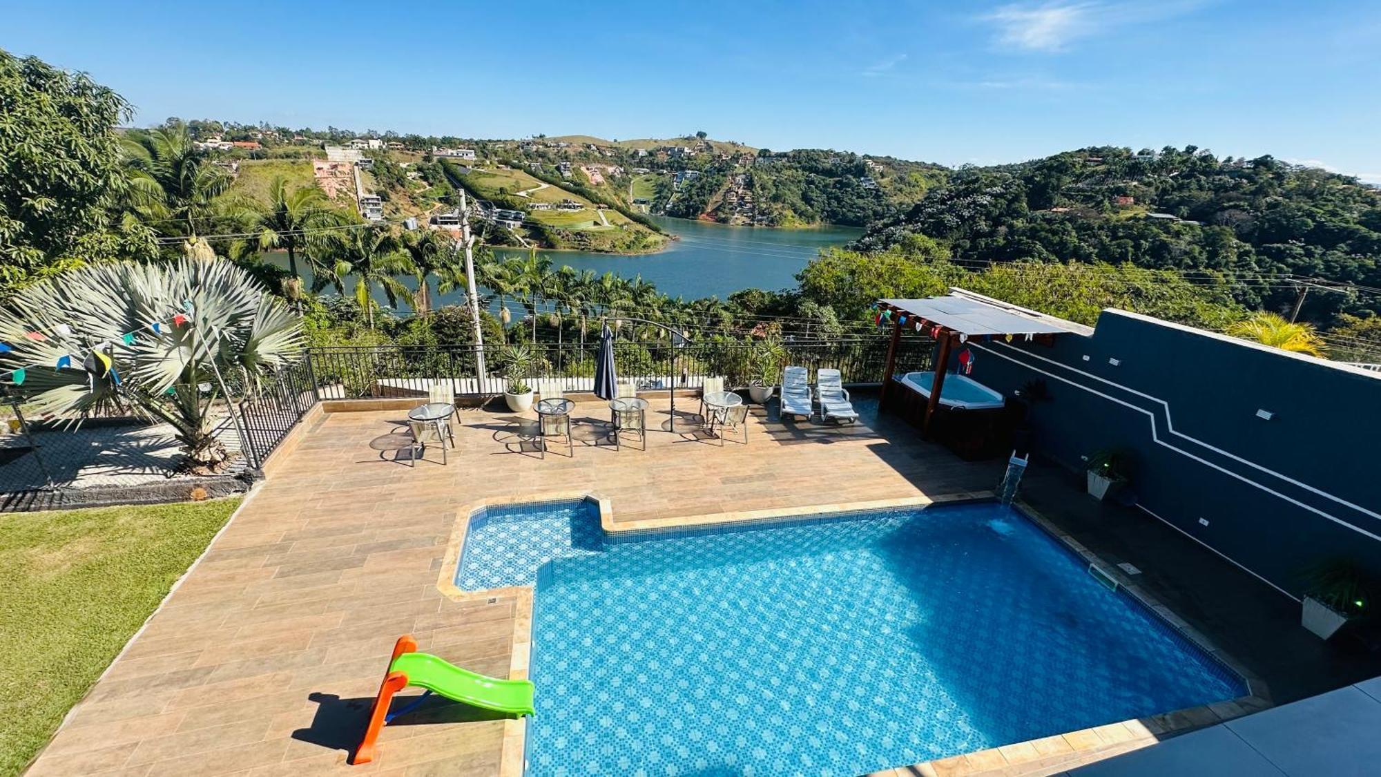 Chacara Gama Em Condominio Igarata-Sp - Jacuzzi Com Hidromassagem, Piscina E Sauna Zewnętrze zdjęcie